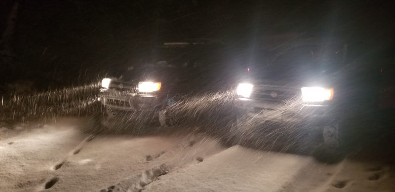 Brothers. Both auto V6's, with small lifts